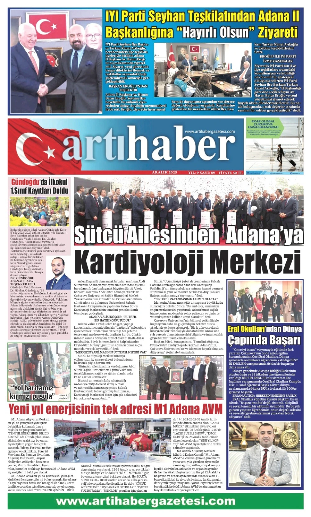 ARTI HABER GAZETESİ 89. SAYI