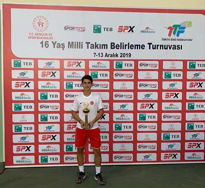 16 yaşındaki tenisçi Baran Söyler Milli Takımda