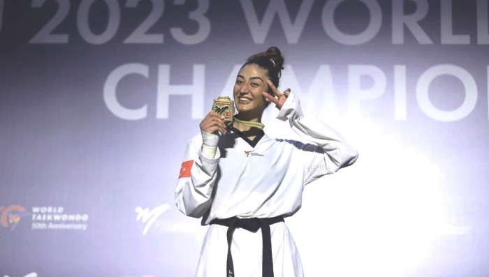 Adana'nın sahip çıkamadığı tekvandocu Nafia Kuş, Dünya Şampiyonu oldu