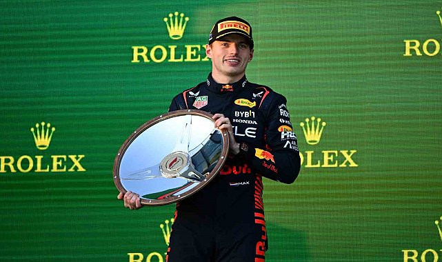 Avustralya'da kazanan Max Verstappen