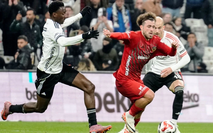  Beşiktaş ile  Gaziantep FK yenişemedi:2-2