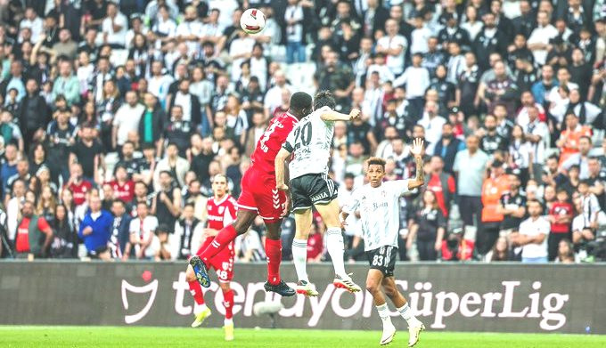 Beşiktaş ile Samsunspor berabere kaldı:1-1