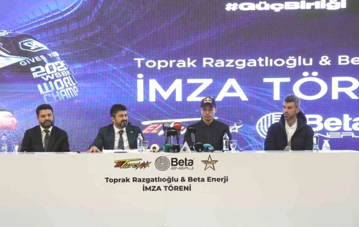 Beta Enerji 2.Kez  Toprak Razgatlıoğlu'na Sponsor Oldu