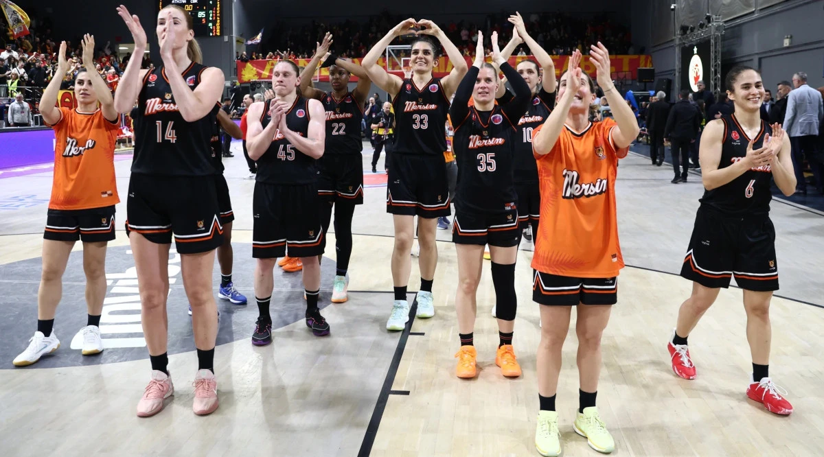 &Ccedil;BK Mersin Avrupa şampiyonluğu i&ccedil;in avantajı kaptı:85-80