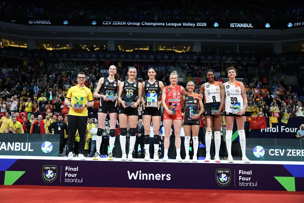 CEV Şampiyonlar Ligi D&ouml;rtl&uuml; Finali r&uuml;ya takımı 
