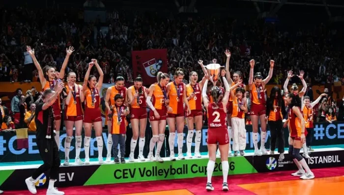 Galatasaray  CEV Kupası'nda şampiyon:3-1