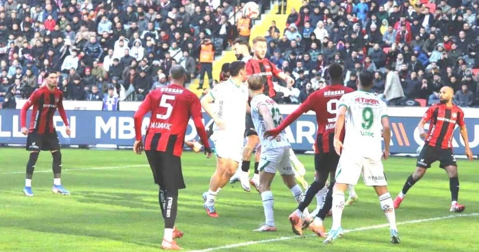Gaziantep FK ile Konyaspor yenişemedi:1-1