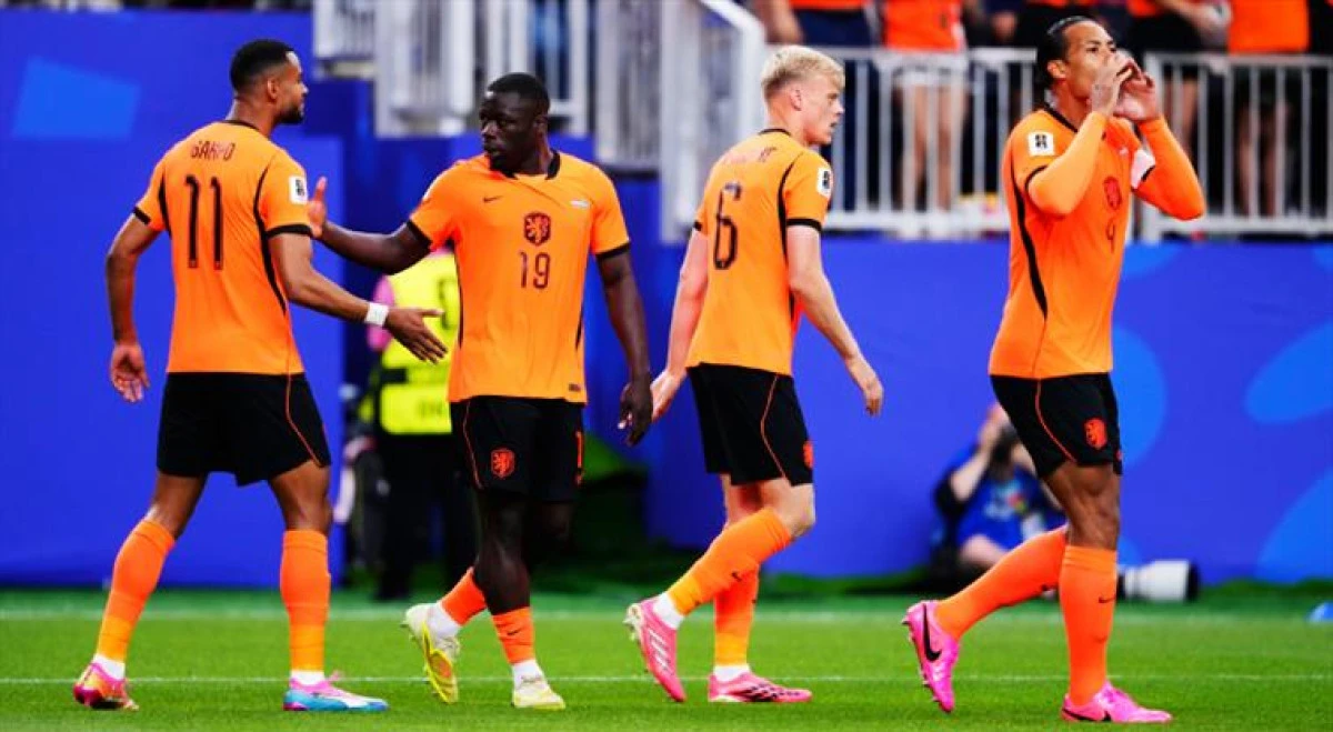 Hollanda, İsve&ccedil;'e gol oldu yağdı:5-1