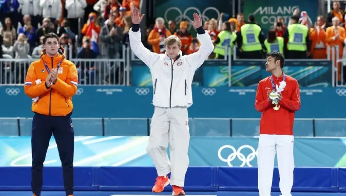 Jordan Stolz rekor kırdı