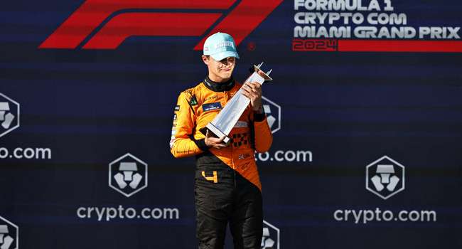 Miami'de zafer Lando Norris'in