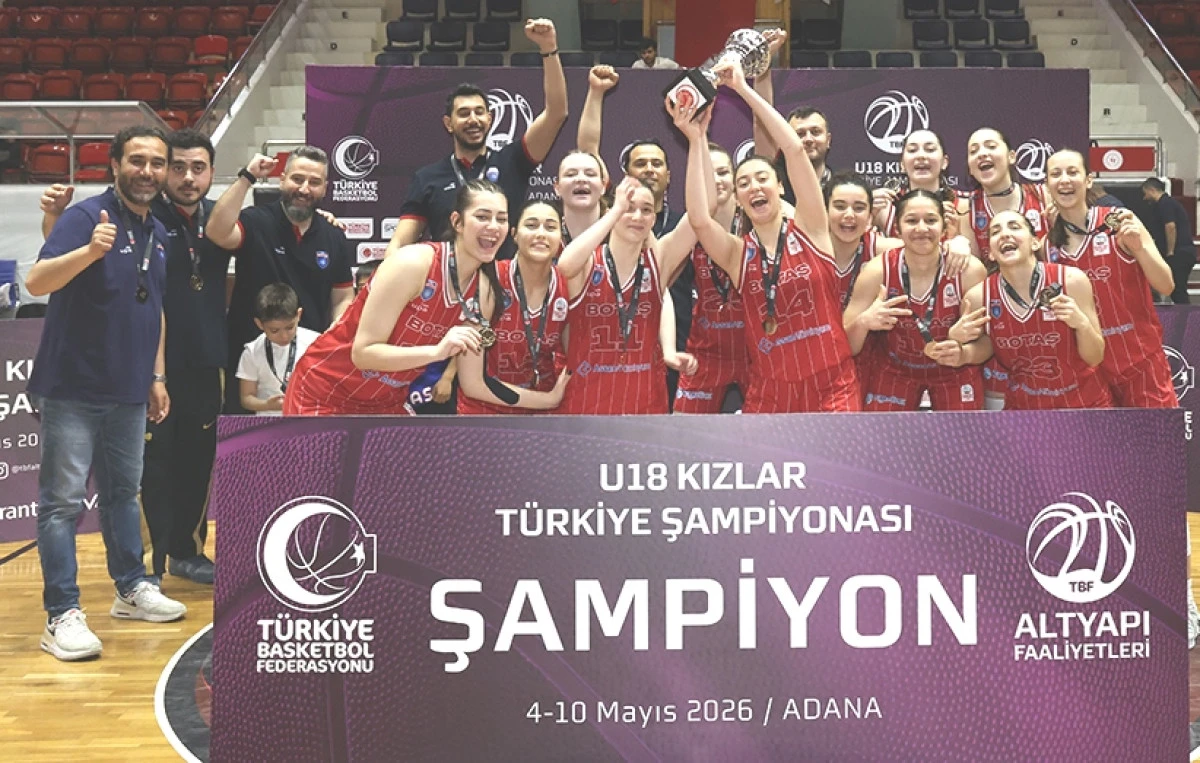 U18 Kızlar Basketbolda  Botaş 3.kez namağlup şampiyon:87-55