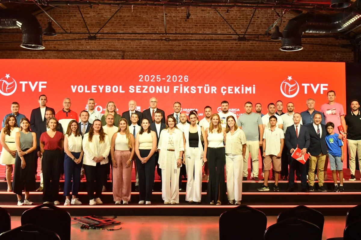 Voleybolda yeni sezonun fikstür çekimi yapıldı